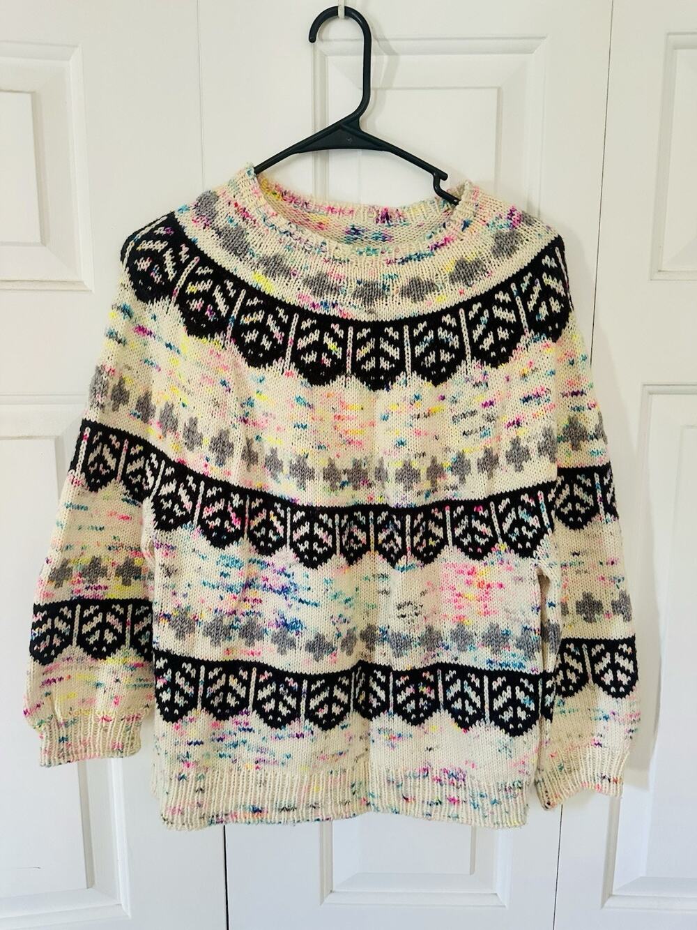 Hand Knit Sweater Medium
